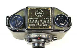 RARE Vintage Bolsey PH - 324A Green Olive U.  S.  Army Camera 2