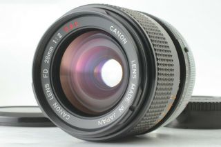 Rare " Optical " Canon Fd 28mm F/2 S.  S.  C.  Ssc Wide Angle Lens Slr From Japan