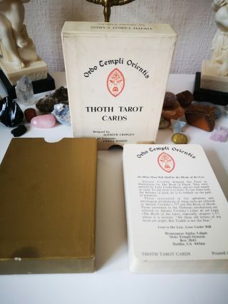 Vintage Thoth Tarot Deck Aleister Crowley Ordo Templi Orientis Collectable Rare