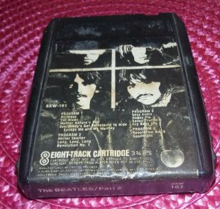 The Beatles White Album Part 2 Rare 8 Track Tape