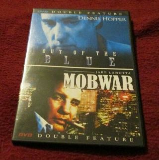 Out Of The Blue/mob War Rare Double Feature Dvd Dennis Hopper,  Jake Lamotta