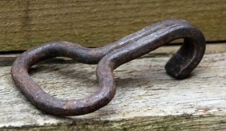 Antique Wrought Iron Blacksmith Made Tool Hook / Spare Hand ?