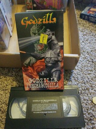 Godzilla Vs.  Mechagodzilla - (vhs,  1997) Rare