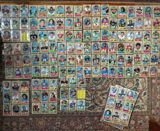 1970 Topps Football Full Set Series 1 And 2 Very Rare - Complete 263 Cards Plus