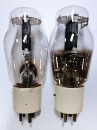 Rare Two Mazda 3 - T - 20 (type 801 / VT - 62) vacuum tubes with graphite plate 3