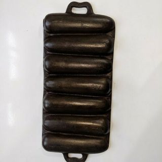 Vintage/antique BSR cast iron cornstick pan 2