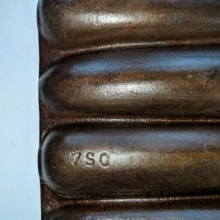 Vintage/antique BSR cast iron cornstick pan 3