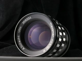 Rare Schacht Travenar 90mm F2.  8 M39 Telephoto Lens,  16 - Blade Circular Aperture