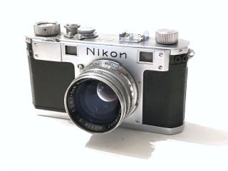 Nikon S Rangefinder Camera 50/1.  4 Tokyo Lense & Rare Vintage