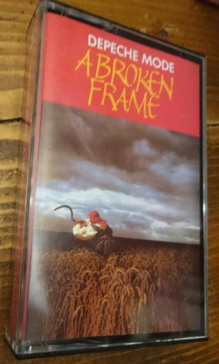 Depeche Mode - A Broken Frame - Rare 1982 Red Paper Label Cassette Tape