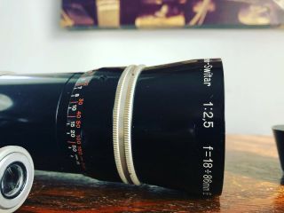 RARE Vario Switar F2.  5 18 - 86mm C Mount Cine Lens 3