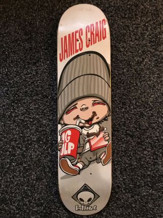 Rare James Craig Og Blind Skateboard Deck Ronnie Creager