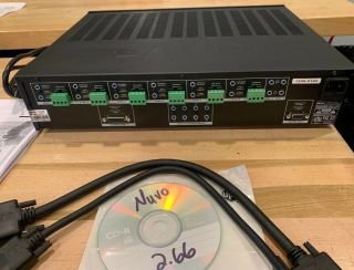 Nuvo NV - I8GX Rare 8 Zone Expander Amplifer With Link Cables 2