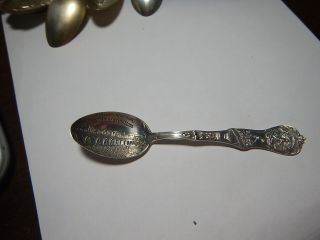 Sterling Silver Souvenir Spoon Milling District Minneapolis Mn Minnesota