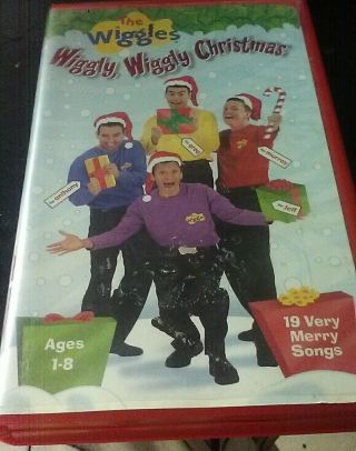 The Wiggles: Wiggly Wiggly Christmas Rare Vhs 2000