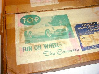 Rare 1953 54 Chevrolet Corvette Fun On Wheels Lp Filmstrip Dealer Sales Training