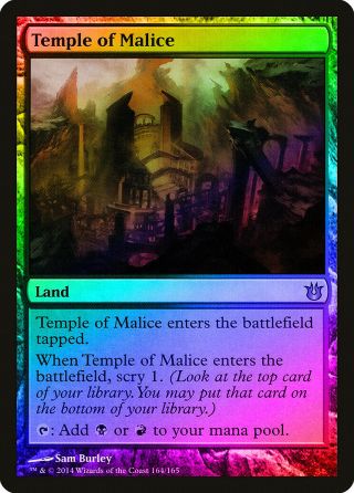 Temple Of Malice Foil Born Of The Gods Nm Land Rare Magic Mtg Card Abugames