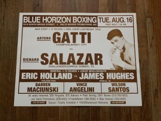 Rare 1994 Onsite Arturo Gatti Vs.  Richard Salazar Vintage Boxing Poster