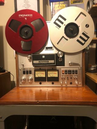 Rare Pioneer Rt 1020h 4 Track 10.  5 Inch Stereo Reel To Reel Tape Deck Recorder