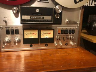 RARE PIONEER RT 1020H 4 TRACK 10.  5 Inch STEREO REEL TO REEL TAPE DECK RECORDER 2