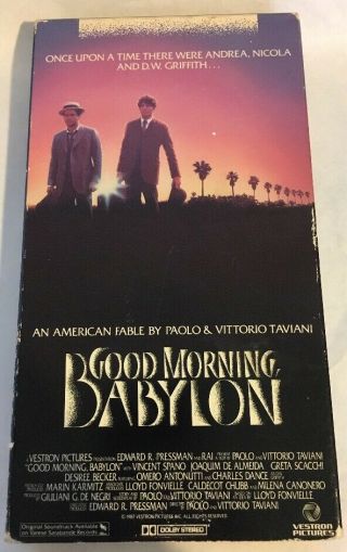 Good Morning Babylon Rare & Oop 80 