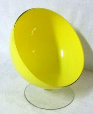 Scandinavian Mid Century Modern Art Glass Eero Aarnio Globe Chair Bowl