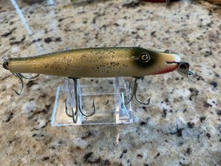 Vintage Creek Chub Pikie Minnow Glass Eyes Fishing Lure