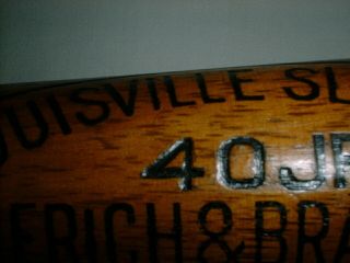 Old Louisville Slugger Jimmie Foxx Bat 1930s Rare Trade Mark Reg Hickory Red Sox