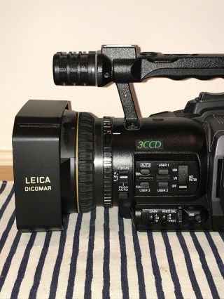 RARELY ONLY 12 HOURS Panasonic AG - DVX100B MiniDV Camcorder Leica Dicomar 2