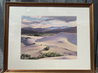 Desert Landscape Signed Rare 1920’s Oil Painting Artist : Stephen Willard