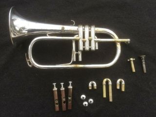 Rare French Flugelhorn By Couesnon Paris - Made In 1926 - Great Player