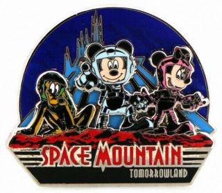 2014 Disney Space Mountain Tomorrowland Pin Rare