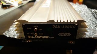 US Amps USA - 100HC High Current Monstrous Amplifier.  Rare USA Old School Beast 2