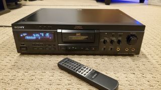 Sony Dtc - Za5es Dat Deck Japan 1995 Digital Audio Tape Player Recorder Rare