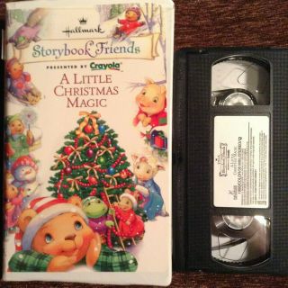Rare A Little Christmas Magic Hallmark Storybook Friends Crayola Vhs 30 Min 1998