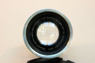 Rare - Bausch & Lomb 50mm f2.  7 EF Ultra Rapid Anastigmat Cine Lens - C mount? 3