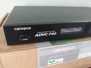 Canopus ADVC700 RARE OPEN BOX Advanced Analog to DV Converter 110 100 55 300 2