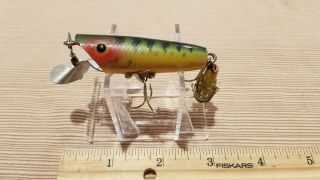 Vintage Fred Arbogast Sputterbug Fishing Lure