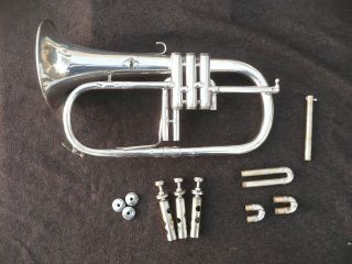 Rare Vintage French Flugelhorn By Couesnon Paris Made Around 1960 Great Player