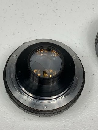 Very Rare Aires Camera Lens 1:1.  5 S Coral 4.  5cm TOKYO & Case 3