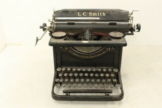 Antique L.  C.  Smith Corona 8 - 12 Typewriter