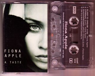 Fiona Apple - A Taste Mega Rare Promo Cassette 1996 Sony Music Canada