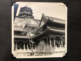 1920s China Photo Album w/ 49 Rare Photographs Street Scenes,  Workers,  Buildings 3