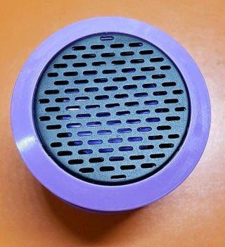 iHome 3.  5mm Aux Rechargeable Portable mini Speaker in rare Purple Translucent 3