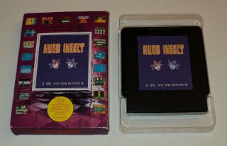 Rare Ntsc Nintendo Nes Huge Insect Boxed Complete Cib Sachen Game Purple