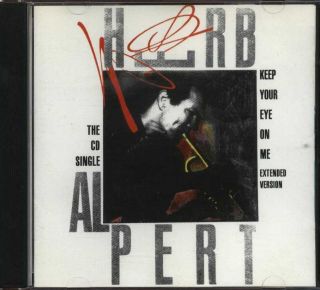 Herb Alpert Rare Uk 1987 Cd Single Keep Your Eye On Me Nearmint