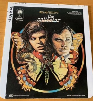 Vintage William Wyler’s The Collector Movie Ced Selectavision Video Disc Rare