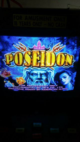 Poseidon By Igs Vga 9 Line Cherry Master Like Game.  Rare,  And.