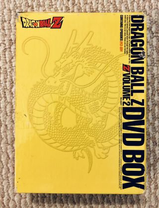 DragonBall Z Dragon Box Volume 2 (6 - Disc Set) Dragon Ball Z Vol 2 Anime Rare OOP 3