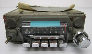 Vtg 1960s Volkswagen Vw Bendix Sapphire Vi Am Fm Transistor Radio Rare